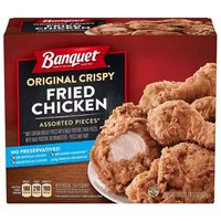 Banquet Fried Chicken, Original Crispy, Frozen, 29 Ounce