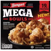 Banquet Mega Bowls, Country Fried Chicken, 14 Ounce