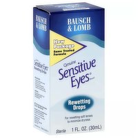 Bausch & Lomb Genuine Sensitive Eyes Rewetting Drops, 1 Ounce