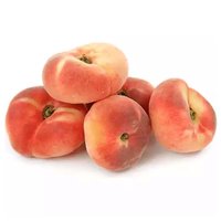 Flat White Flesh Peaches, 0.3 Pound