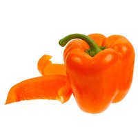 Bell Peppers, Orange, 0.5 Pound
