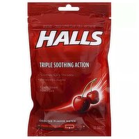 Halls Cough Drops, Cherry, 30 Each