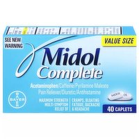 Midol Complete Cap, 40 Each