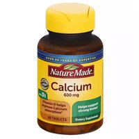Nature Made Calcium 600Mg - 60 Ct, 60 Each