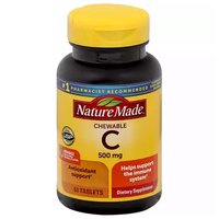 Nature Made Dietary Supplement, Vitamin C Chewable, 60 Each