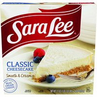 Sara Lee Classic Original Cream Cheesecake, 17 Ounce