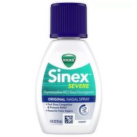 Vicks Sinex Nasal Spray, 12-Hour Decongestant, 0.5 Ounce