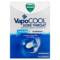 Vicks Vcool Throat Lzn, 16 Each