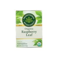 Traditional Medicinals Organic Raspberry Leaf Herbal Tea - Caffeine Free - 16 Bags, 16 Each