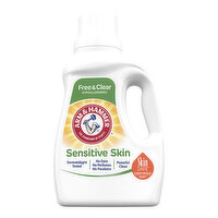 Arm & Hammer Sensitive Skin Free & Clear 50 Loads Liquid Laundry Detergent, 50 Ounce