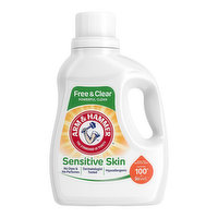 Arm & Hammer Sensitive Skin, Free & Clear, Hypoallergenic Liquid Laundry Detergent Perfume & Dye Free High Efficiency (HE), 67.5 Ounce