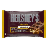 Hershey Milk Chocolate with Almond Snack Size Candy Bars, 10.35 Ounce