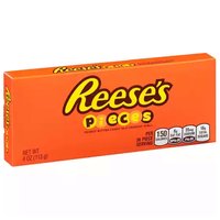 Reese's Pieces Candy, Peanut Butter, 4 Ounce