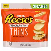 Reese's White Creme & Peanut Butter Thins, Share Pack, 7.37 Ounce