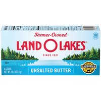 Land O Lakes Butter, Unsalted, 16 Ounce