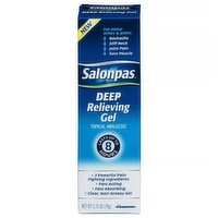 Salonpas Deep Pain Relieve Gel, 2.75 Ounce