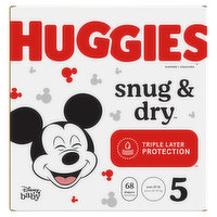 Huggies Snug & Dry Giga Pack Sz 5, 68 Each