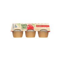 Santa Cruz Organic Apple Sauce (Pack of 6), 24 Ounce