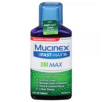 Mucinex DM Fast-Max Cough Suppressant Liquid, 6 Ounce