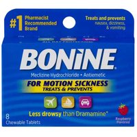 Bonnie Travel Pill, 8 Each