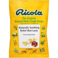 Ricola Cough Drops, Natural Herb, 21 Each