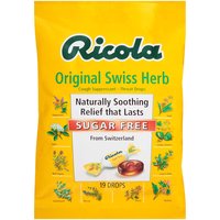 Ricola Cough Suppressant Throat Drops, Original Swiss Herb, Sugar Free, 19 Each
