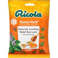 Ricola Honey-Herb Cough Suppressant Throat Drops, 1 Each