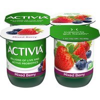 Dannon Activia Yogurt, Mixed Berry, 16 Ounce