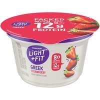 Light + Fit Strawberry Greek Yogurt, 5.3 Ounce