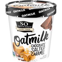 So Delicious Oatmilk Ice Cream, Chocolate Caramel, 1 Pint