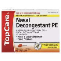 Top Care Pe Nasal Decon Ta, 18 Each