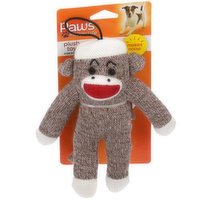 Paws Dog Plush Sock Monkey 6", 1 Each