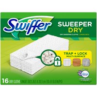 Swiffer Sweeper Dry Sweeping Pad, Multi Surface Refills, Febreze Lavender, 16 Each