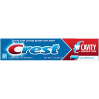 Crest Cavity Protection Toothpaste Gel, Cool Mint, 5.7 Ounce