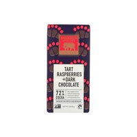 Endangered Species Dark Chocolate Bar, Red Raspberries, 3 Ounce