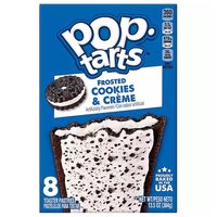 Kellogg's Pop-Tarts Toaster Pastries, Frosted Cookies and Creme, 13.5 Ounce