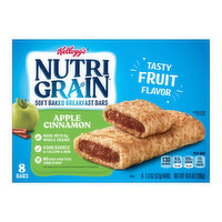 Nutri-Grain Apple Cinnamon Soft Baked Breakfast Bars, 8 Ounce