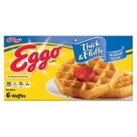 Eggo Breakfast Thick and Fluffy Frozen Waffles, 11.6 Ounce