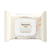 Aveeno Baby Hand & Face Wipes, 25 Each