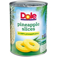 Dole Pineapple Slices in 100% Pineapple Juice, 20 Ounce