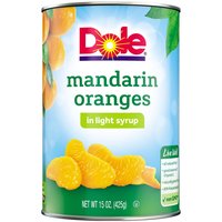 Dole Mandarin Oranges in Light Syrup, 15 Ounce