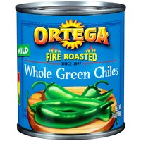 Ortega Whole Green Chiles, Mild, 7 Ounce