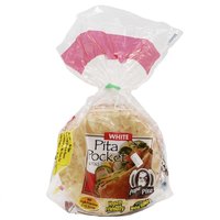 Papa Pita White Pocket (6 count), 12 Ounce