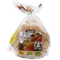 Papa Pita Pocket, 6" Whole Wheat, 12 Ounce