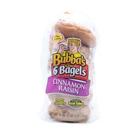 Bubba's Bagels, Cinnamon Raisin, 18 Ounce