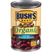 Bush's Best Organic Dark Red Kidney Beans, 15 Ounce
