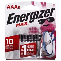 Energizer Max Alkaline Battery AAA, 8 Each