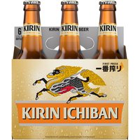 Kirin Ichiban Beer, Bottles (Pack of 6), 72 Ounce