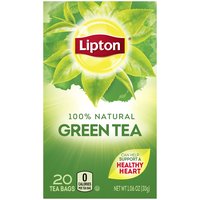Lipton Green Tea Bags, 20 Each