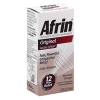 Afrin Nasal Decongestant Spray, 12 hour, 15 Millilitre